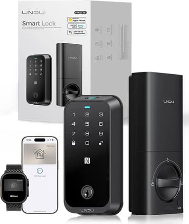 WiFi Smart Lock HomeKey Keyless Entry Door Lock Fingerprint Deadbolt